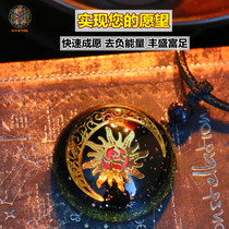 Sun Moon Star Meteorite Necklace Male and female Organ Crystal Couple Pendant Wish Long Blanket Original