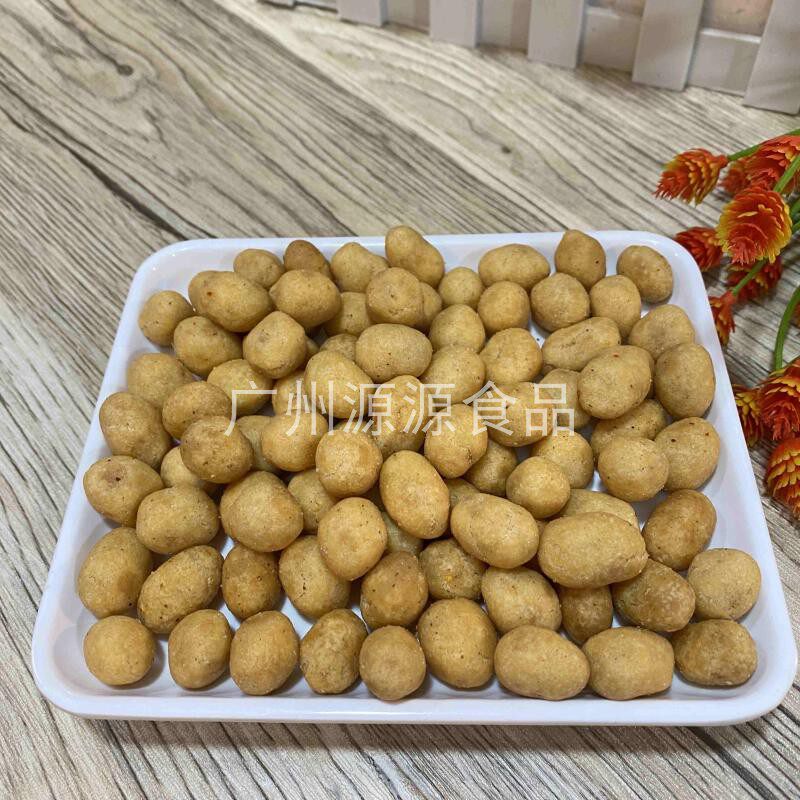 Spicy crispy peanuts Multi-flavor peanuts leisure snacks Wrapped in peanut meringue spicy peanut bean snacks
