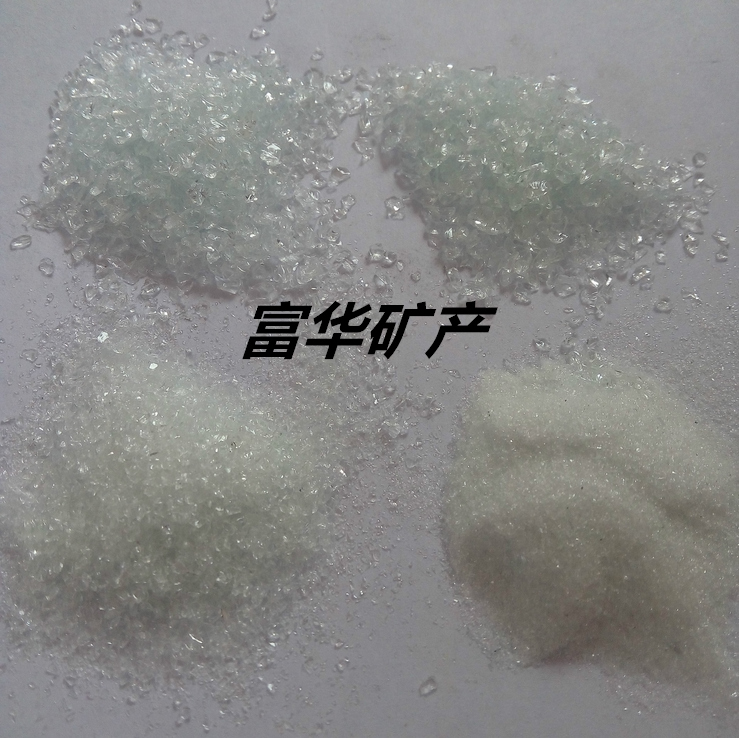 Transparent quartz sand crystal sand sand leaking quartz sand glass sand-made view base sand melt quartz sand