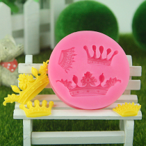Kongming sugar cake abrasive silicone food grade dry pace lace Pearl mold European Lace Crown mold