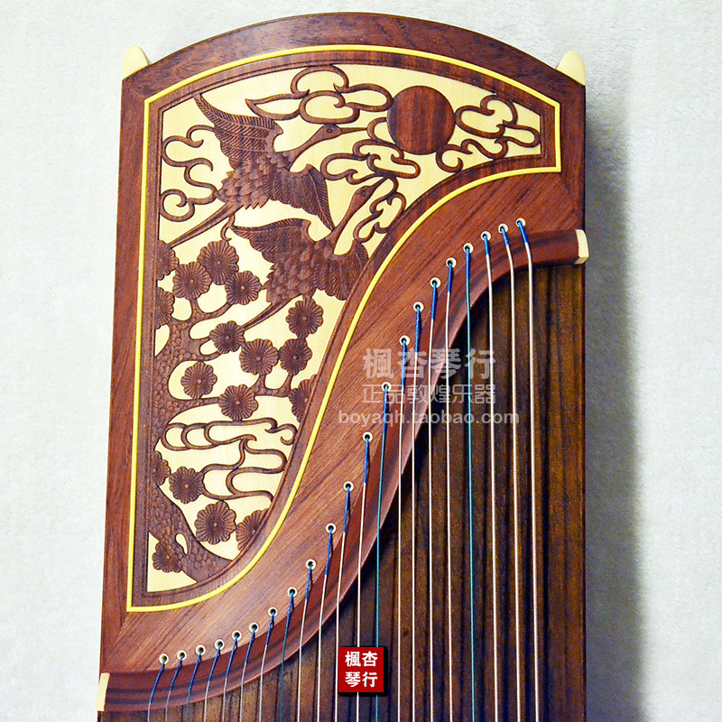 Dunhuang Guzheng factory authorized distribution Dunhuang 694DQ double crane Chaoyang pattern signature Guzheng spot