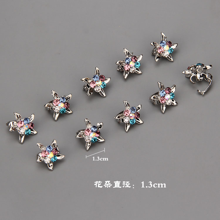 Mất giải phóng mặt bằng bán đậu Hà Lan khóa tóc phụ kiện tóc rhinestone kẹp tóc Hàn Quốc kẹp tóc không làm tổn thương kẹp tóc - Phụ kiện tóc shop phụ kiện tóc