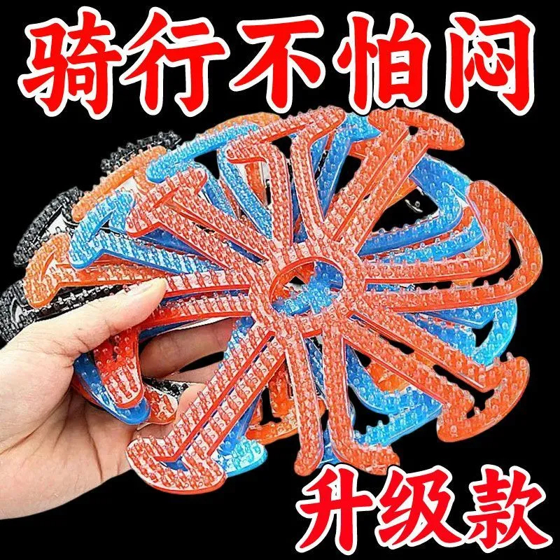Helmet Liner Pad That Doesn'T Press on Hair, Silicone Inner Pad for Cycling Helmets, Heat Insulation, Ventilation, Shock Absorption, Universal Helmet Liner Pad That Doesn'T Press on Hair, Silicone Inner Pad for Cycling Helmets, Heat Insulation, Ventilation, Shock Absorption, Universal