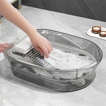 Laundry basin with washboard all-in-one home extra-large baby home student dormitory footbath washbasin