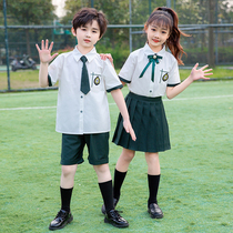 Kindergarten garden summer dress British style childrens clothing suit elementary school uniform 6th grade photo clothing