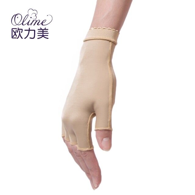 ຖົງມື Orimei fingerless, ຝາມື, ກັບຄືນໄປບ່ອນ, ບາດແຜ, ບາດແຜ scald, ບາດແຜຫຼັງການຜ່າຕັດຄວາມກົດດັນ bandage sleeve