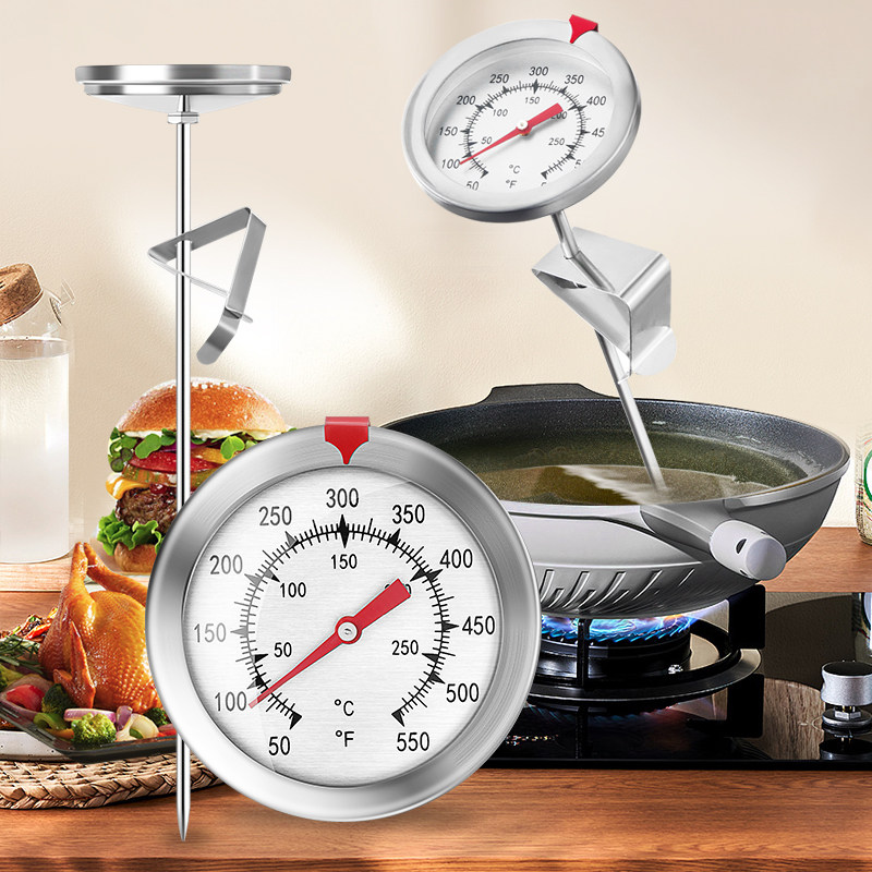  Three-printed oil temperature gauge food thermometer Oil temperature meter Thermometers Kitchen Food Thermometer