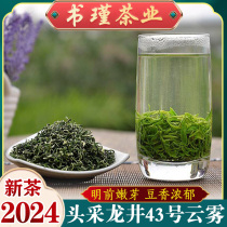 2024 New Tea Longjing No. 43 Variety Alpine Cloud Mist Green Tea Spring Tea Strong Flavor 250g Canned