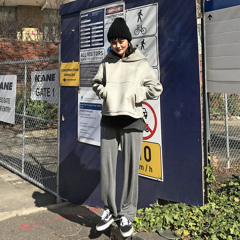 Zopicclone fried chicken recommended shop owner for one second wear comfort Modeir loose slim fit casual pants