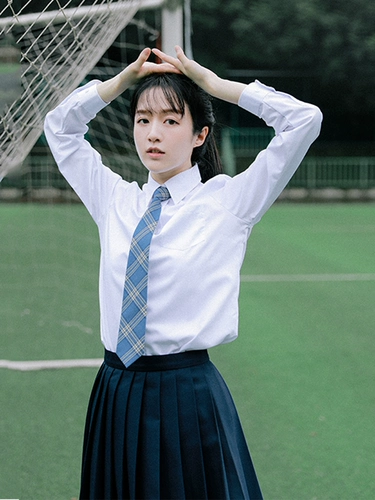 Японская летняя осенняя студенческая юбка в складку, форма для школьников, комплект, короткий рукав, для средней школы, полный комплект