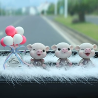 Фиолетовый [Семейный портрет 3 свиньи]+[розовый газовый граница]+[Большая перьевая площадка]