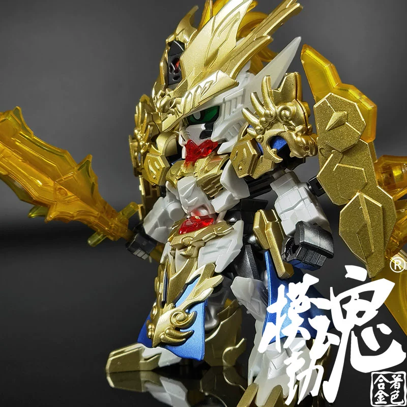 Spot die di chuyển linh hồn hợp kim màu Bandai Gundam mô hình lắp ráp SD Three Kingdoms Chuangjie Tiểu sử Ma Chao Barbatos - Gundam / Mech Model / Robot / Transformers