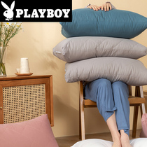  Playboy five-star hotel pillow single pillow core cervical spine pillow to help sleep the whole head double a pair of shots 2