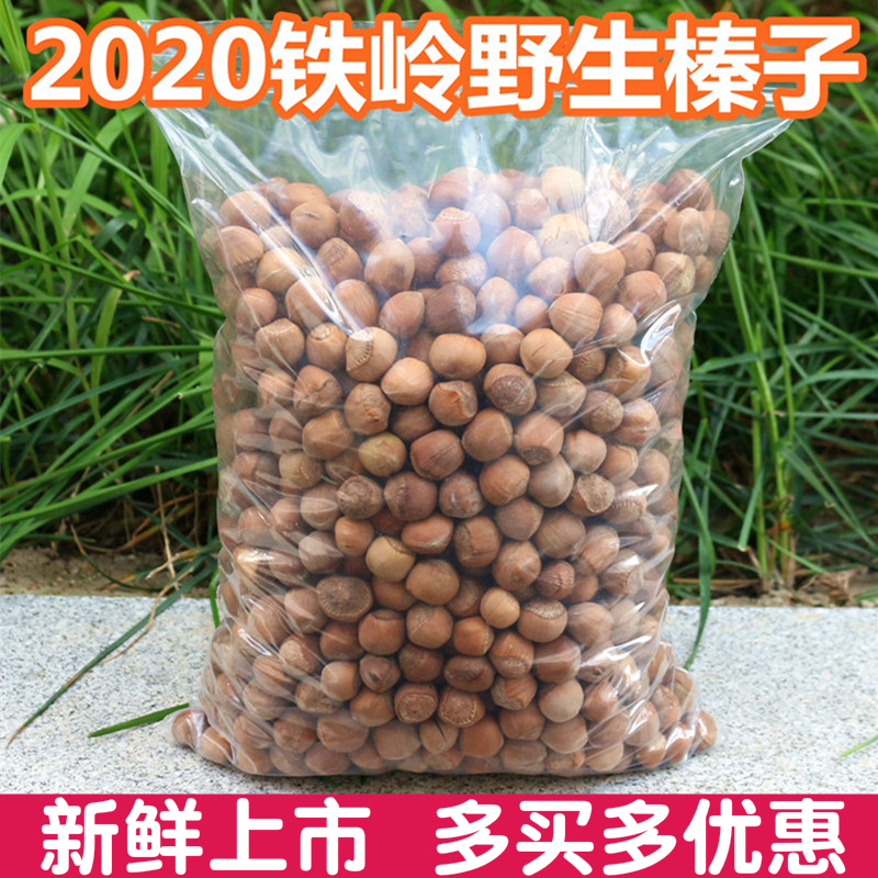 Northeast Tieling fresh wild hazelnuts 2020 specialty wild mountain raw hazelnuts Bulk nuts raw hazelnuts fried