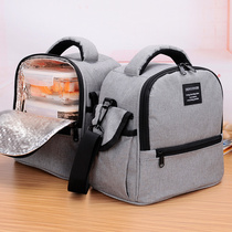 Lunch box bag Shoulder bag Insulation bag portable bento bag Aluminum foil thickened insulation bag Lunch box hand bag