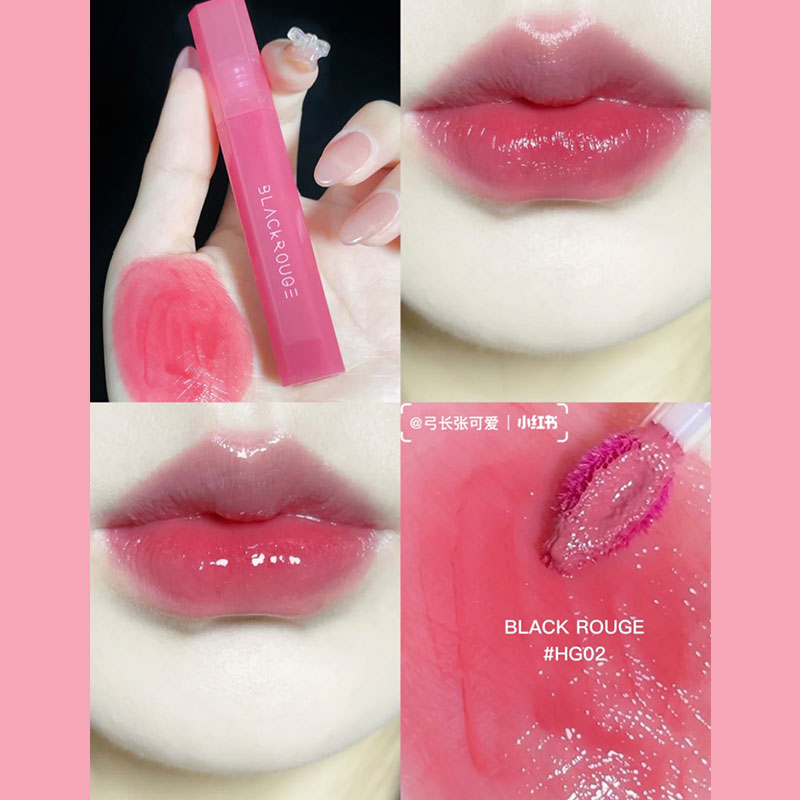 South Korea blackrouge ten sins lip glaze mist moisturizing juice star lip gloss HT01 water light mirror HG02