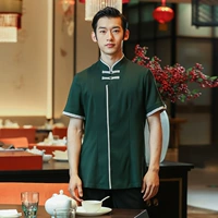 Зеленый, короткий рукав