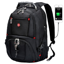 Swiss Army knife backpack mens backpack large capacity business trip Swiss Army knife travel student computer school bag