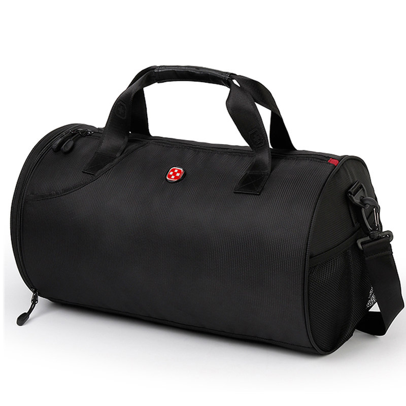 Swiss fitness bag men's sports travel business trip leisure wet and dry dual-use portable training bag short-distance one-shoulder luggage bag