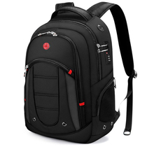 Swiss soldier knife shoulder bag male backpack junior high school students bag fashion leisure anti-theft computer travel pack