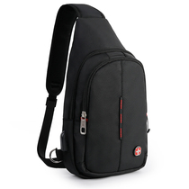 Swiss chest bag Mens and womens fashion oblique cross-wild travel leisure sports shoulder messenger bag tide brand ins small backpack