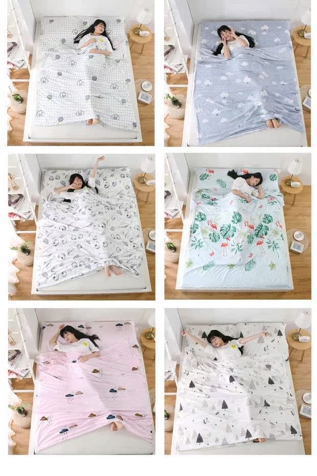Ở khách sạn du lịch bẩn người lớn xách tay túi ngủ du lịch siêu nhẹ rửa phương thức ra tấm du lịch chống bẩn túi ngủ con cá mập