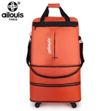 Вместительная и большая складная сумка для путешествий, универсальный самолет, чемодан, поворотные колеса