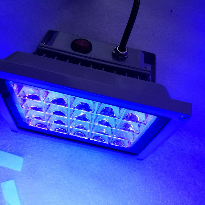 UV blue sun light 30W UV LED cured light source without shadow cured lamp blue sun UV lamp