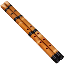 White bamboo shakuhachi beginners learn to play the Japanese style shakuhachi white bamboo short flute professional performance learning shakuhachi ancient style male and female instruments