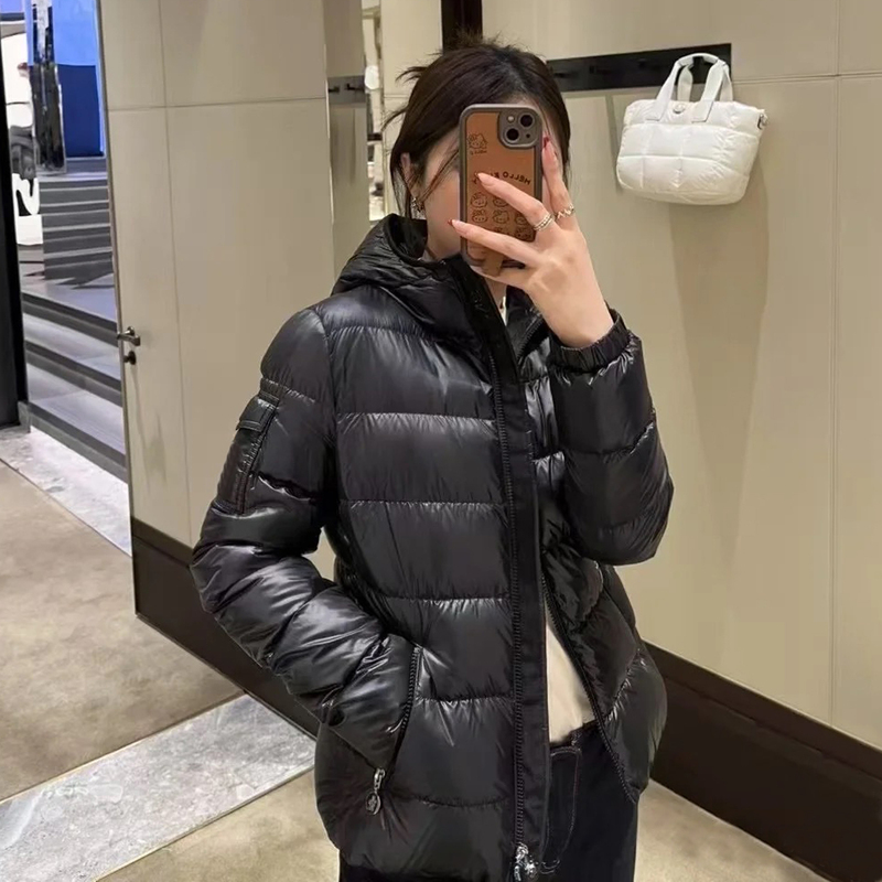 2026 New Model Gles Classic Maya White Goose down Slim-Fit down Jacket for Women