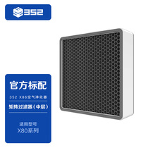 352 X86 X86C air purifier high efficiency matrix filter (middle layer)