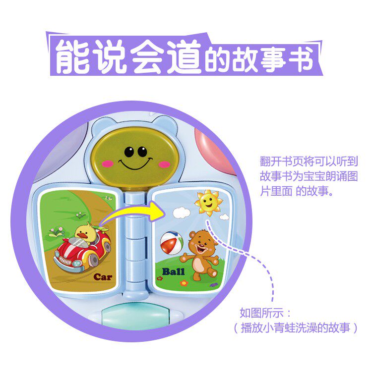 Многофункциональные детские игрушки, Игровые столы 阿贝鲁宝宝益智趣味学习桌多功能智慧树1-3岁婴儿童早教音乐游戏 47746711