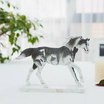 Hand-painted horse ornaments horse to success crafts home living room wine cabinet decoration boss table auspicious gifts