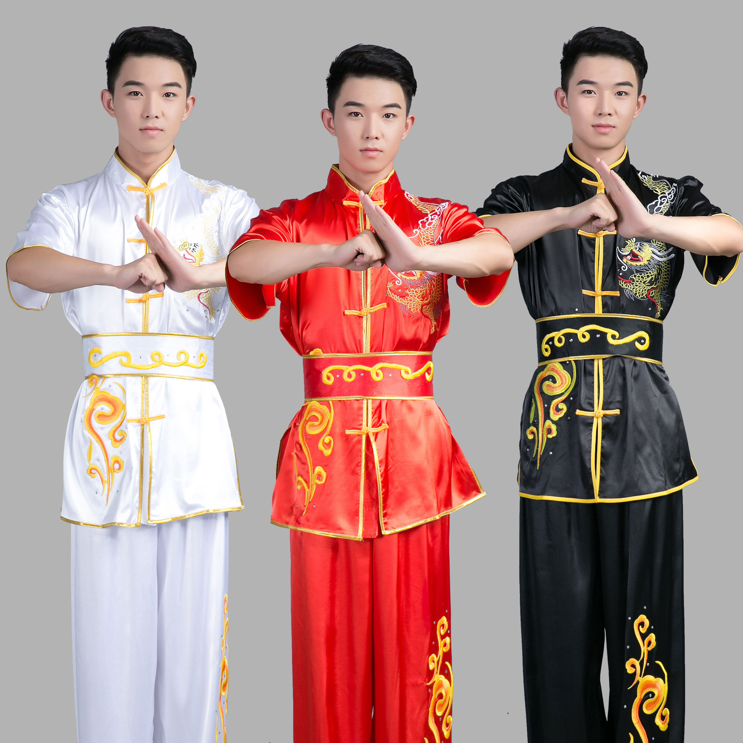 新款武术服刺绣龙练功服:传承经典,演绎非凡!真丝绸儿童长拳南拳服,让你成为赛场焦点!-太极服-淘宝好物网