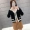 Áo len nữ của Xian Xian áo len nữ 2019 mới lỏng, áo len lụa màu trơn, áo khoác ngắn nữ mùa xuân hè - Áo len cổ chữ V