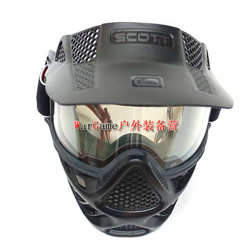 New full-face real-life CS skull breathable mask field outdoor tactical protective equipment SCOTT2 generation protective mask