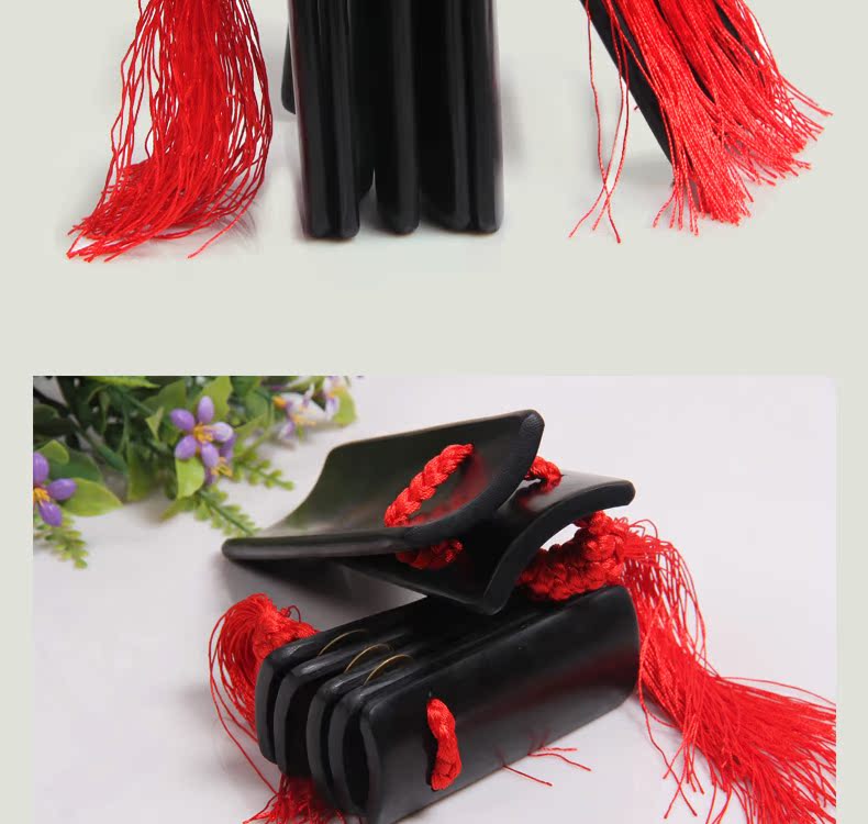Nhạc cụ gõ truyền thống quốc gia trẻ em màu đen trẻ em ván tre allegro nhà máy sản xuất quà tặng túi nhung van Gogh mua cổ cầm