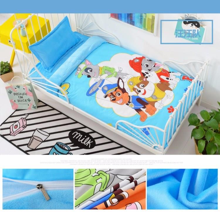 Giường 1 m 2x1 m 5 chăn trẻ em trải giường mùa đông có thể thu gọn là mùa thu và mùa đông bb giường mùa xuân và mùa thu bằng lõi di động - Bộ đồ giường trẻ em 	drap giường cho bé trai