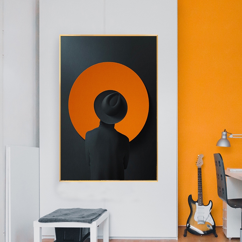 Again Snow Modern succour Xuan Guan Decorative Painting Personality Creative Day Style Dining Room Hanging Painting Nordic Wind Ins Living Room Fresco