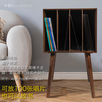 Vinyl record storage rack retro phonograph base support tripod record player cabinet shelf