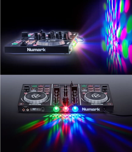 Dew Code Numark Party Mix Digital DJ Controller Dij Dip Machine с тремя светодиодными красочными огнями