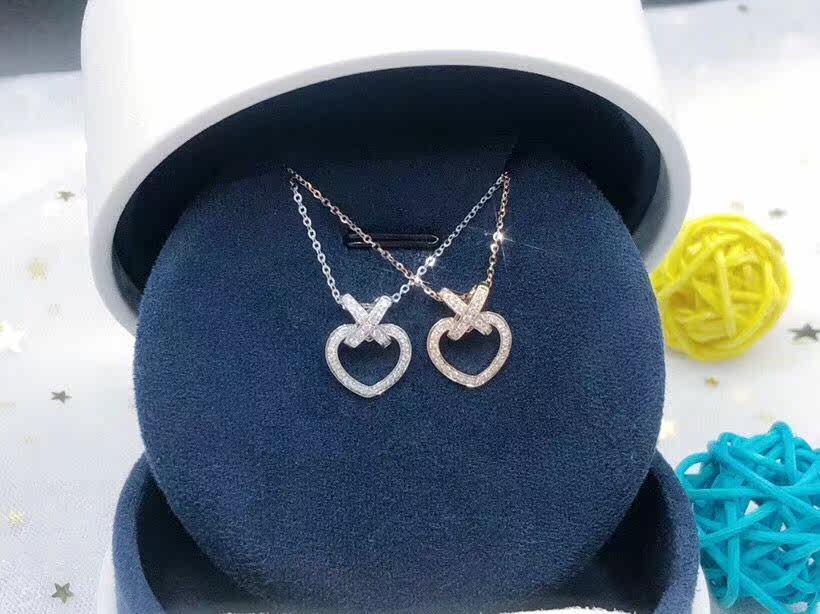 18K diamond jacket crosses full of diamond necklaces