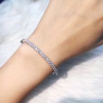 White 18K Gold 2 32 Carat Diamond Bracelet Lady 18k Yellow Rose Gold Noble Princess Diamond Bracelet Bracelet