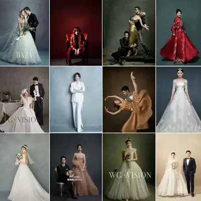 Retro oil painting background cloth wedding photography shooting props costume Portrait magazine photo Chinese style non-woven