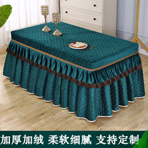 New thickened baking fire table cover rectangular electric heating stove table cloth cover tea table baking fire is covered by winter heating cover