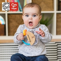 hape baby tambourine childrens soothing musical instrument toddler educational early education rattle multifunctional toy
