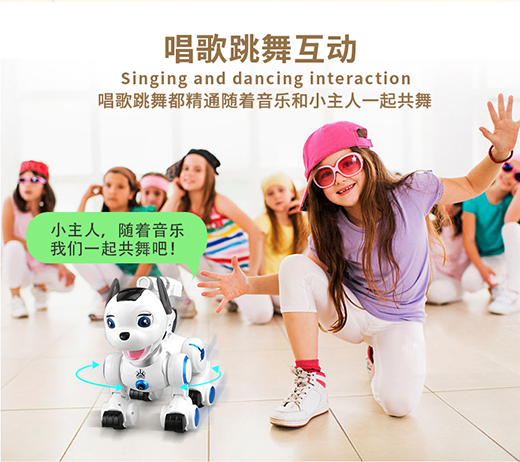 Giáo dục sớm câu đố robot điện điều khiển từ xa tương tác Muốn có chó thông minh trẻ em trai đi bộ hát đồ chơi đồ chơi cho bé dưới 1 tuổi