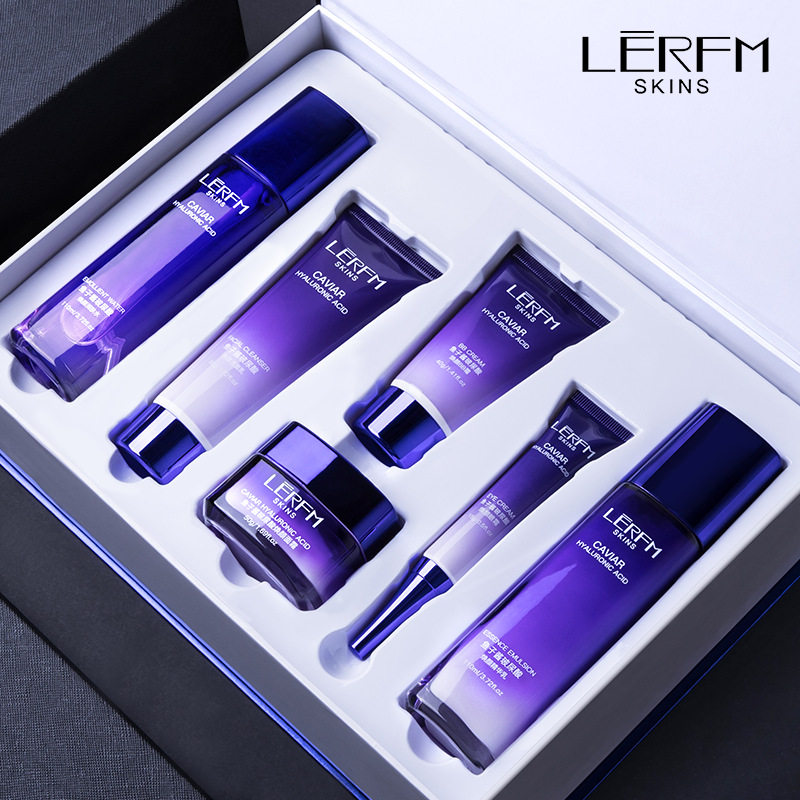 French orchid caviar skin care product set moisturizing moisturizing whitening light spot firming anti-wrinkle full set of women