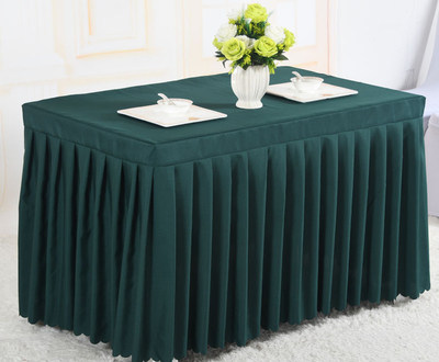 Heat pure hotels table table cloth Roundtable tablecloth Wedding banquet red ink green table table