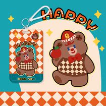 Happy Apple Cup Student Meal Card Campus Card Bus Card Card Card Metro Protection Confident